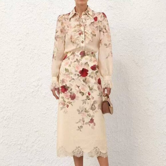 Zimmermann Dresses & Skirts - Zimmerman Tucked Dress Two-piece set